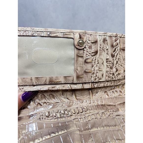 BRAHMIN ADY “SCALLOP OMBRE MELBOURNE” LEATHER WALLET-WARM NEUTRAL TONES NWOT - Picture 5 of 11